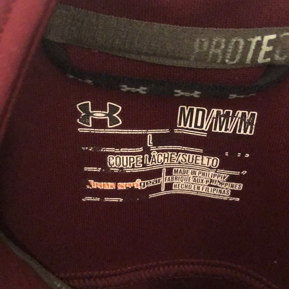 Maroon underarmor pullover - Picture 3 of 4